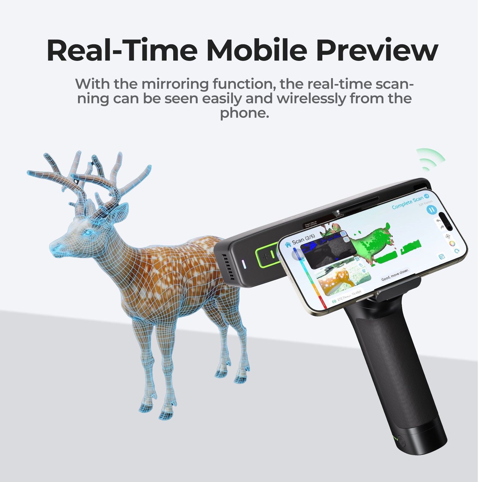 Otter Lite/Basic 3D Scanner with High Precision and Wireless Scanning Hot Sale