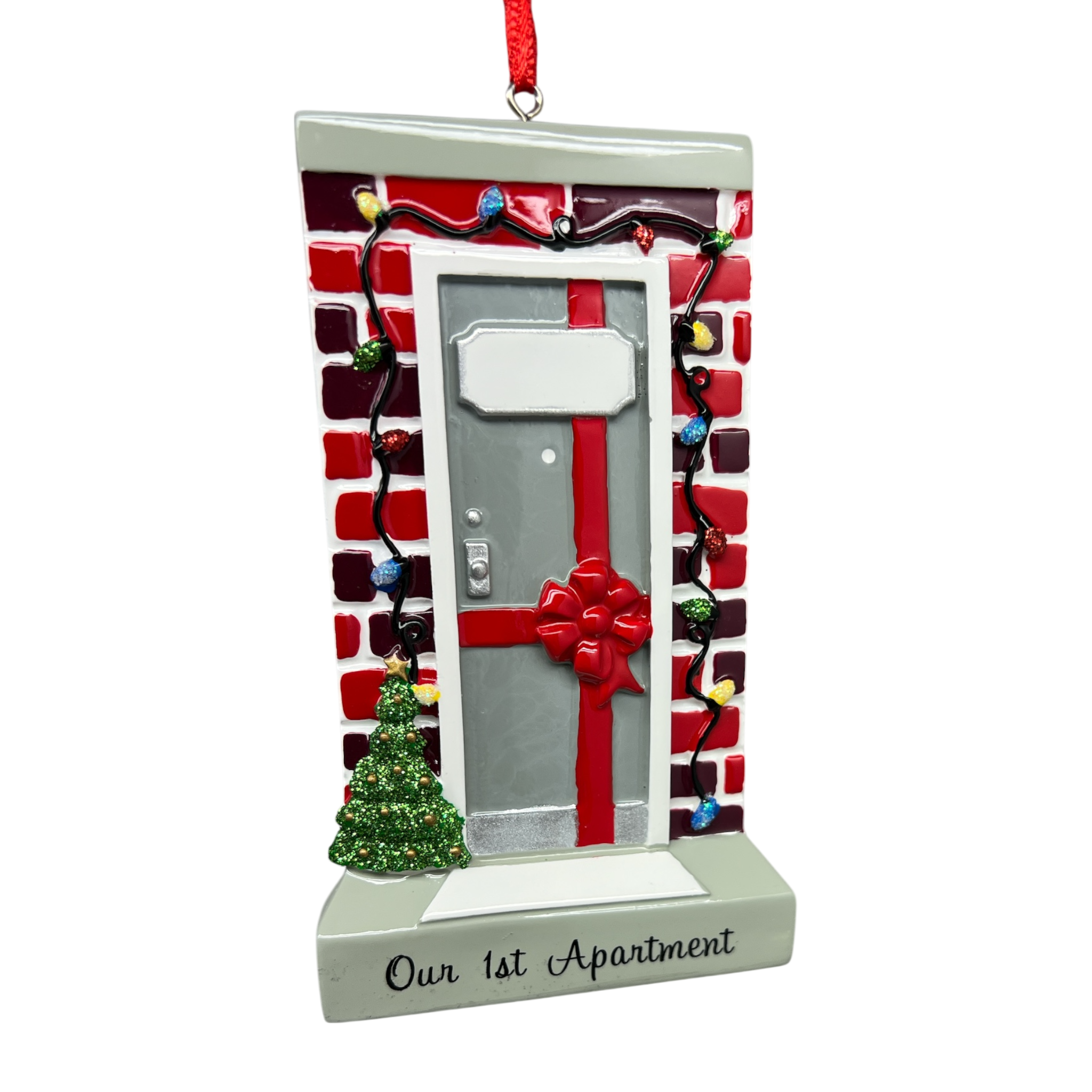 Our 1st Apartment Door Ornament