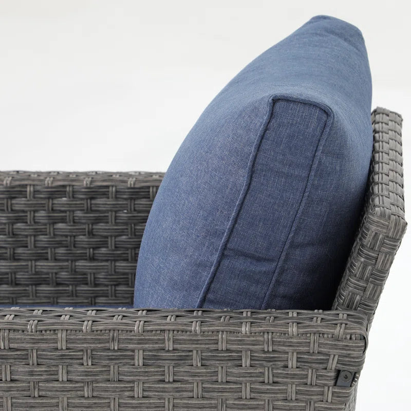 Outdoor Patio Conversation Set For Two With Cushions