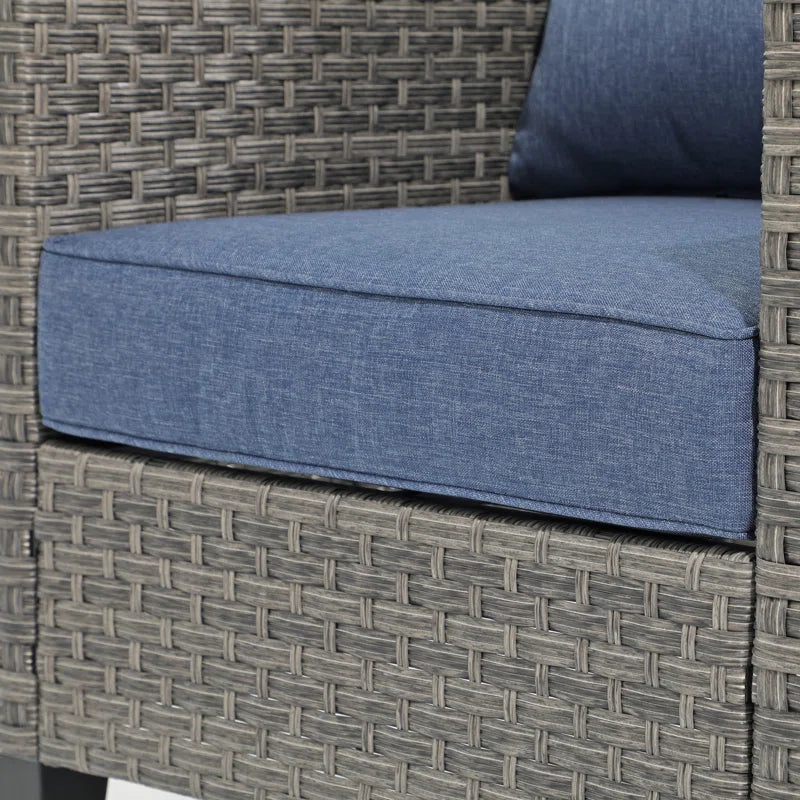Outdoor Patio Conversation Set For Two With Cushions