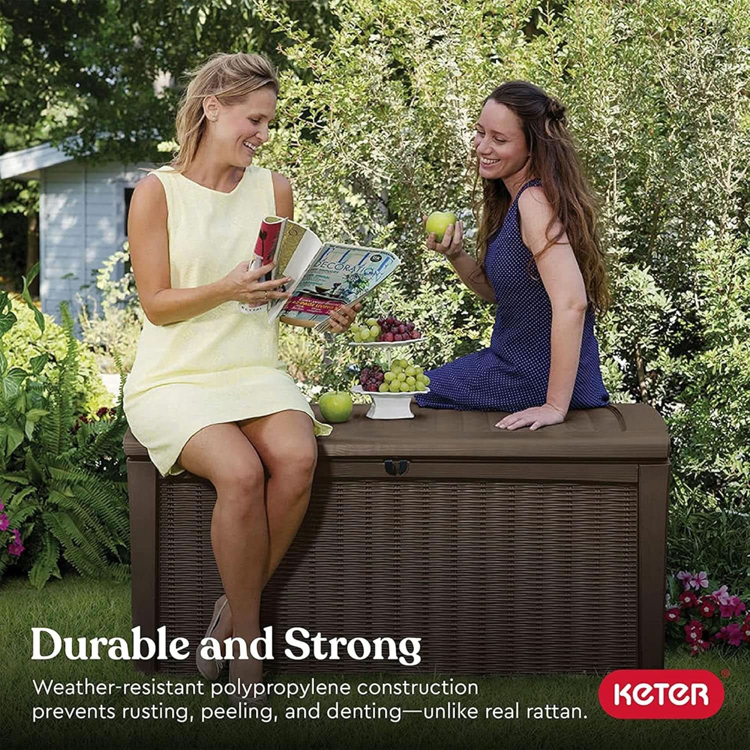 Outdoor Waterproof Storage Deck Box for Garden Use