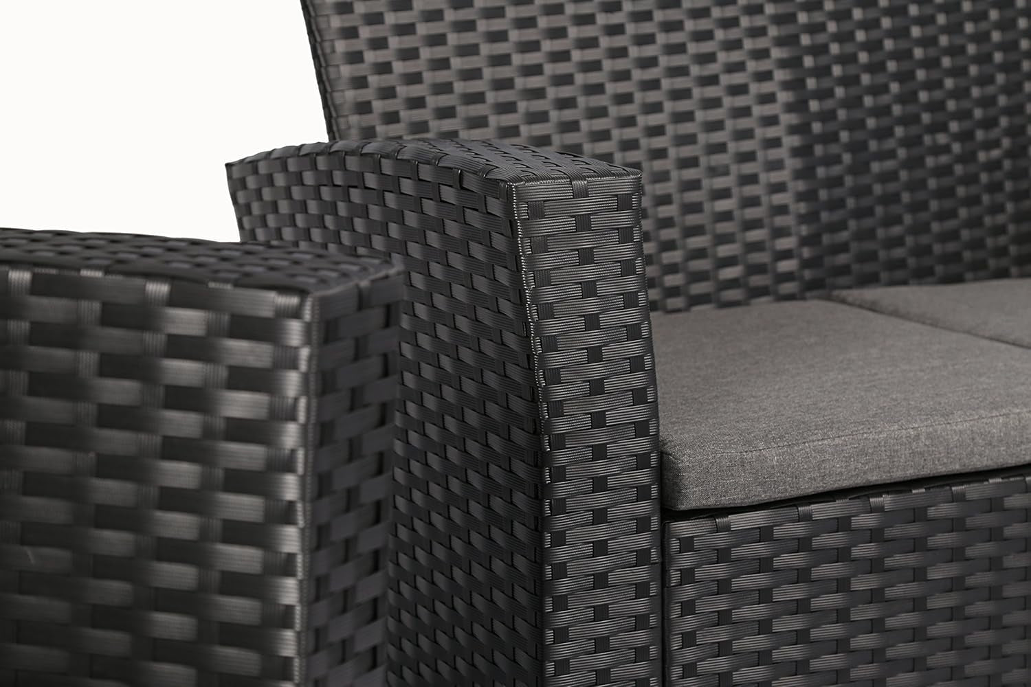 Outdoor Wicker Patio Furniture Set with Comfortable Cushions