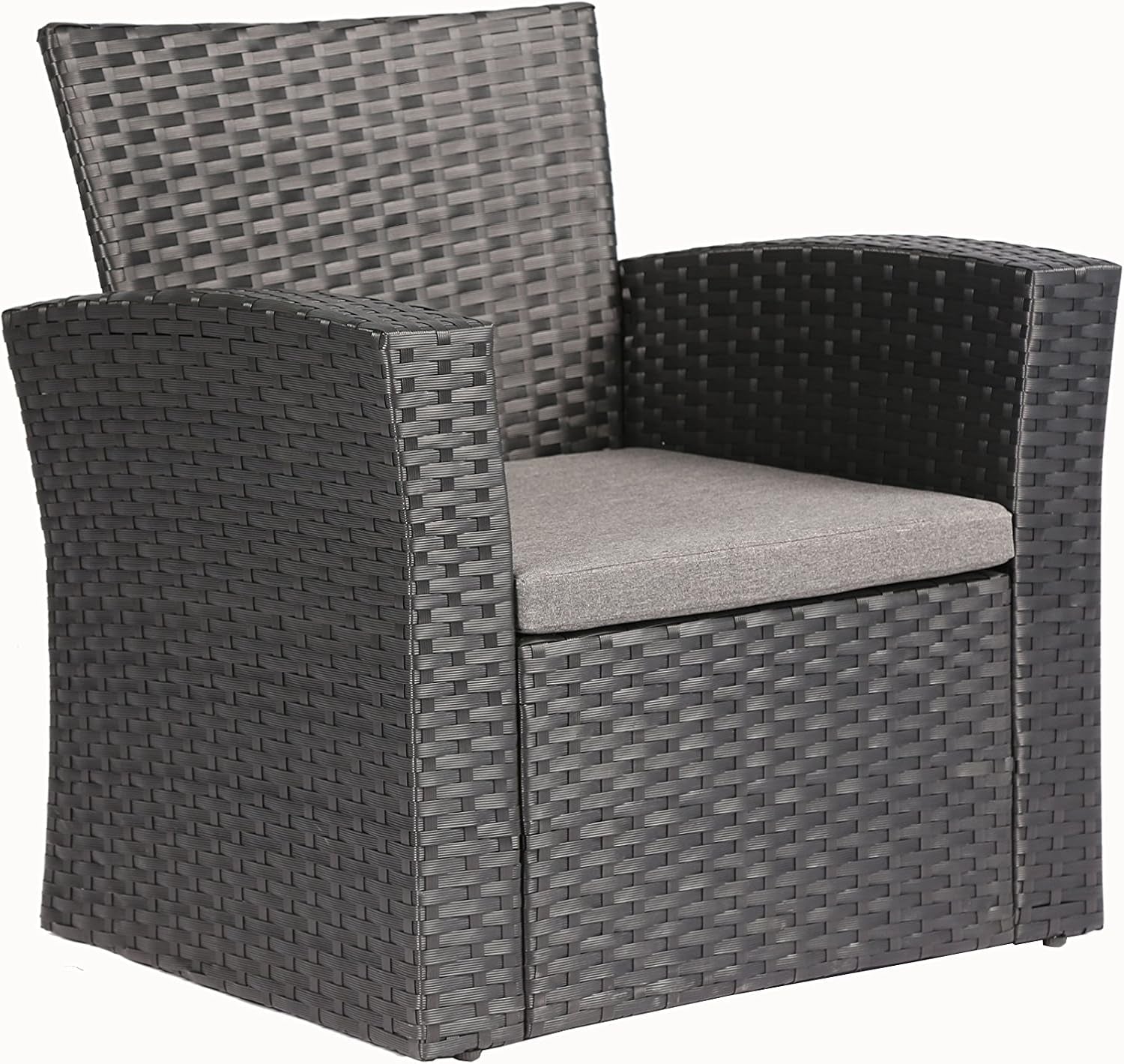 Outdoor Wicker Patio Furniture Set with Comfortable Cushions