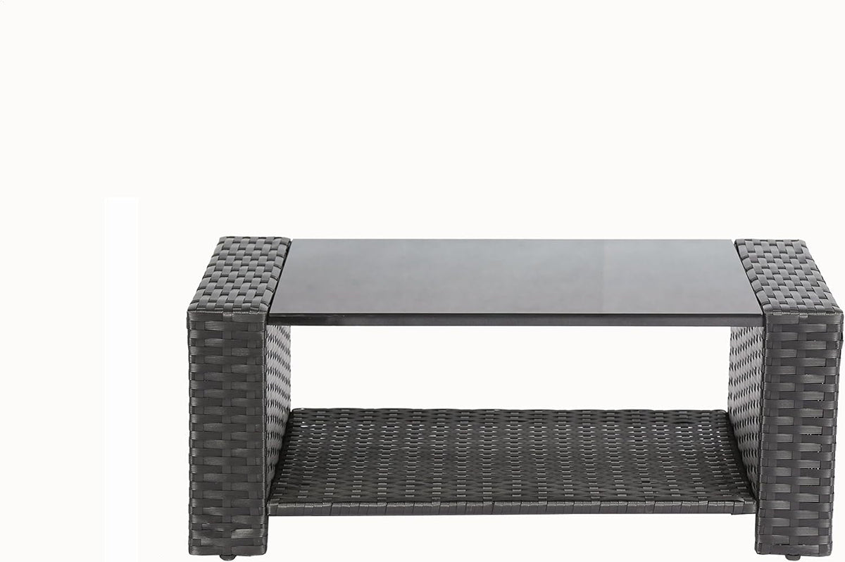 Outdoor Wicker Patio Furniture Set with Comfortable Cushions