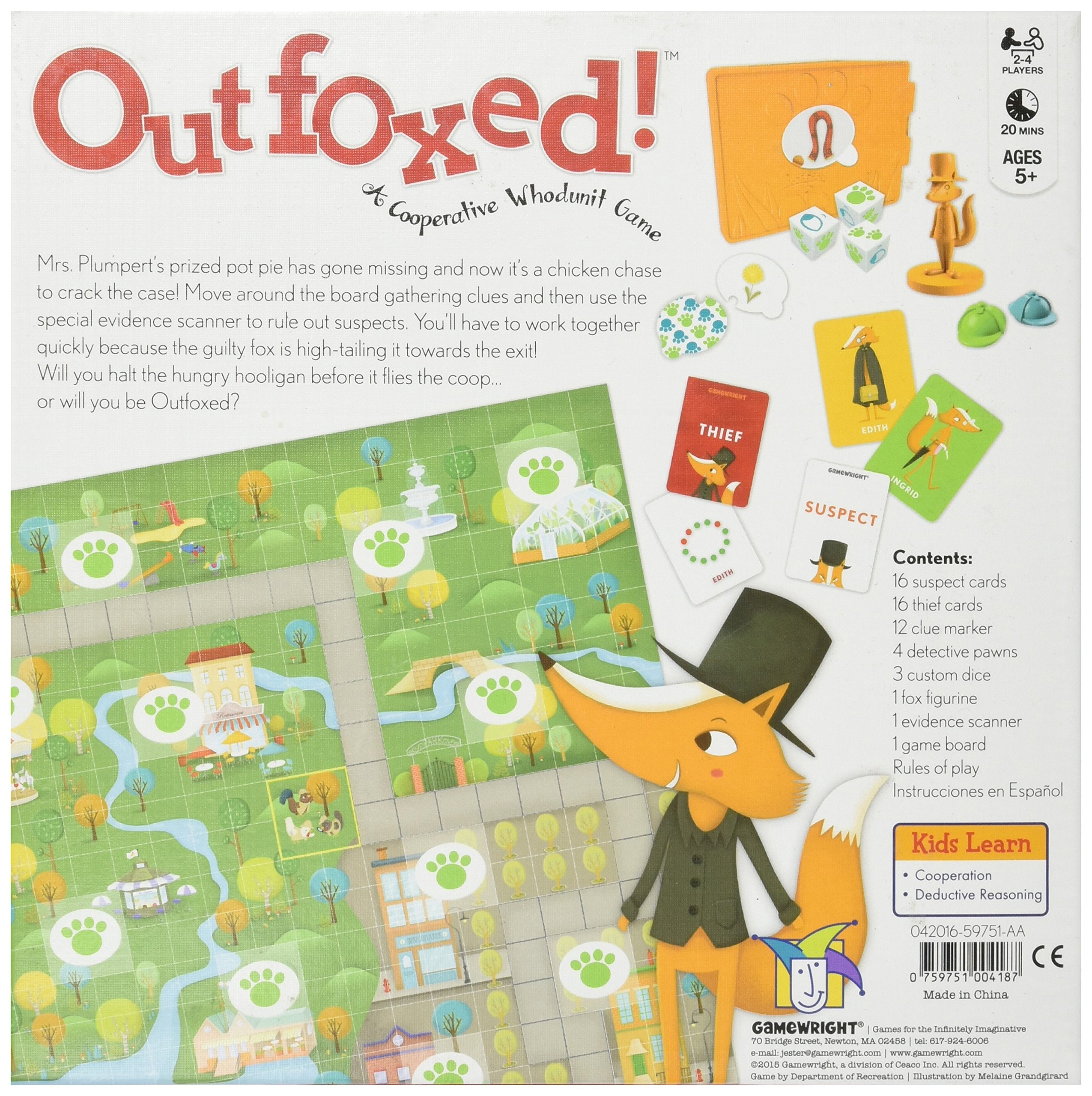 Outfoxed! Game Board Game