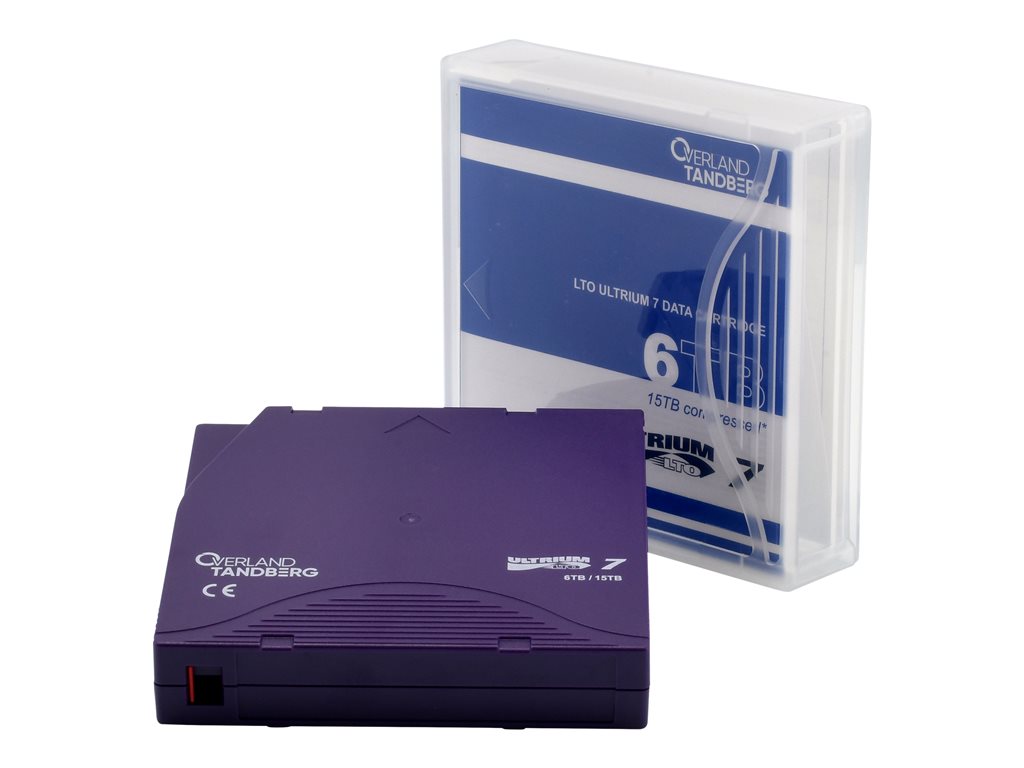 Overland-Tandberg - 5 x LTO Ultrium 7 - 6 TB / 15 TB - labeled - dark blue