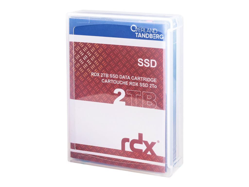 Overland-Tandberg - RDX SSD cartridge - 2 TB - with 3 years Advanced Replacement Service - for Tandberg Data RDX