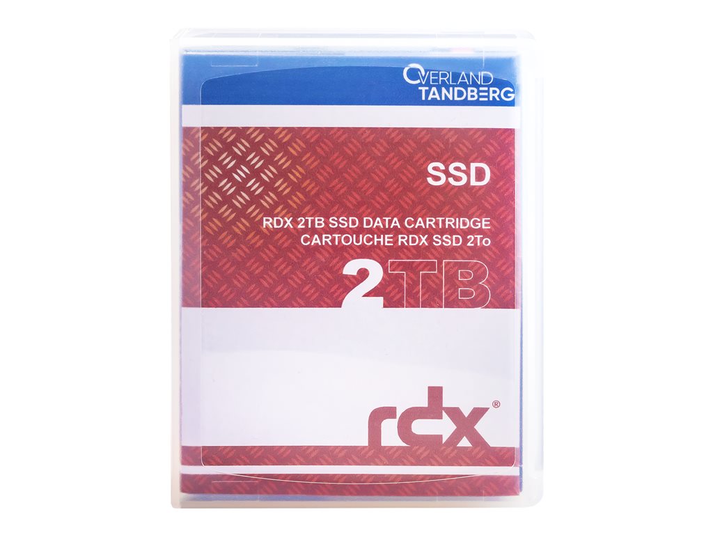 Overland-Tandberg - RDX SSD cartridge - 2 TB - with 3 years Advanced Replacement Service - for Tandberg Data RDX
