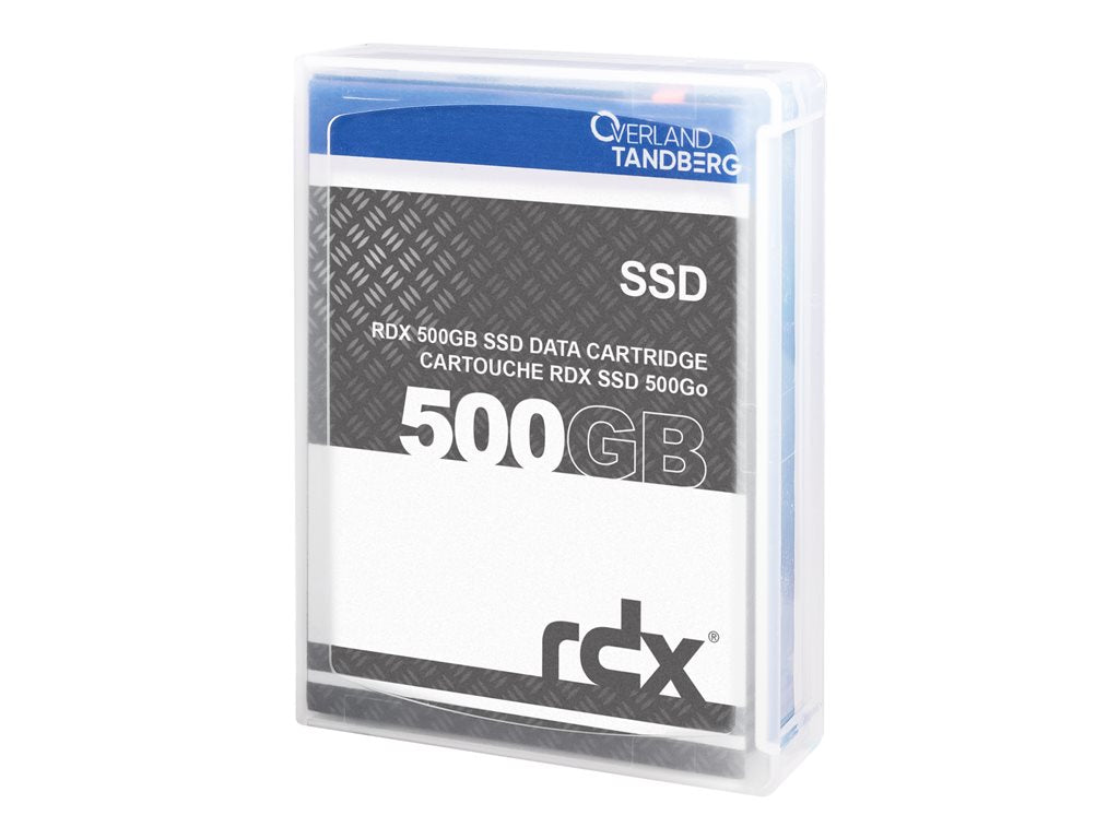 Overland-Tandberg - RDX SSD cartridge - 500 GB - with 3 years Advanced Replacement Service - for Tandberg Data RDX
