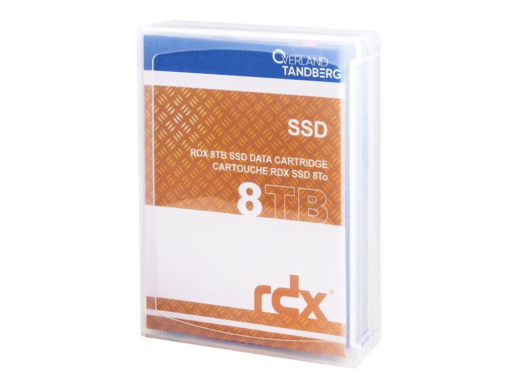 Overland-Tandberg - RDX SSD cartridge - 8 TB - with 3 years Advanced Replacement Service - for Tandberg Data RDX
