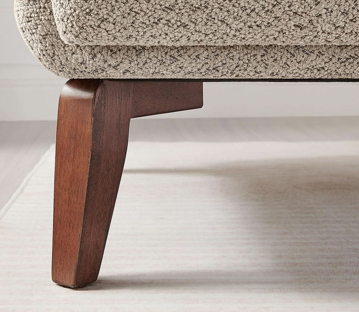 Oversized Camel Upholstered Accent Chair Living Room