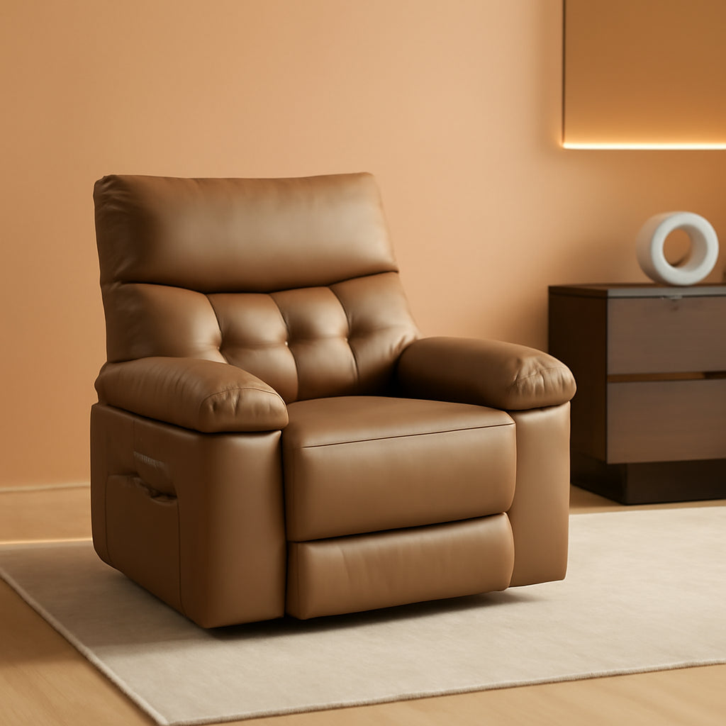 Oversized Electric Massage Recliner Chair With 360 Swivel