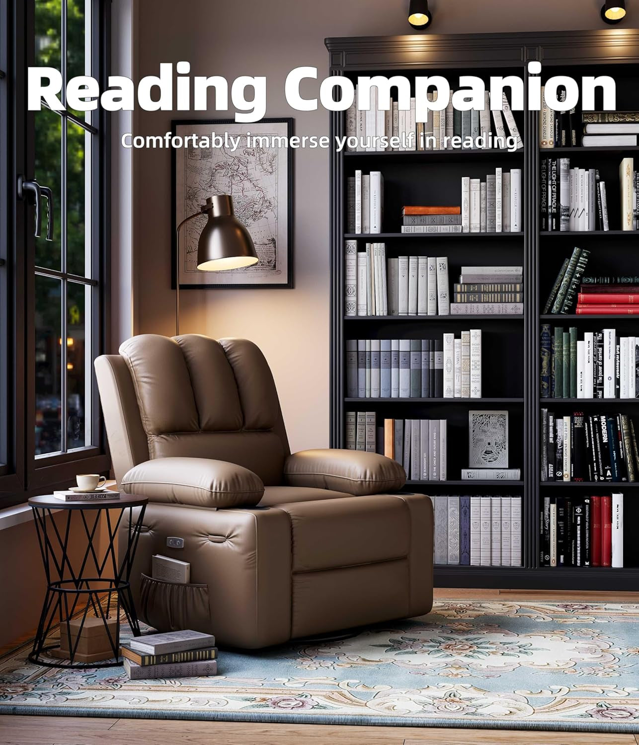 Oversized Electric Recliner Chair With Heat And Massage