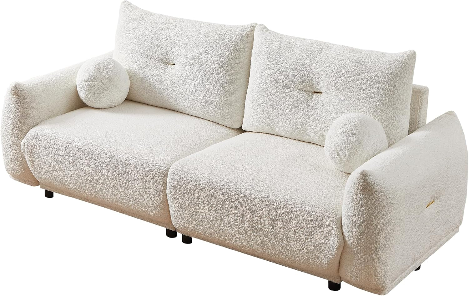 Oversized Lambswool Modular Sofa 3-Seater With Pillows