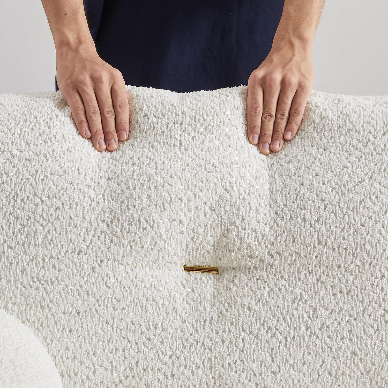 Oversized Lambswool Modular Sofa 3-Seater With Pillows