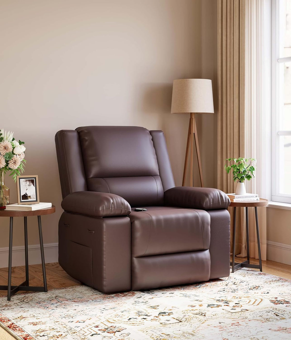Oversized Power Lift Recliner Chair With Heat And Massage