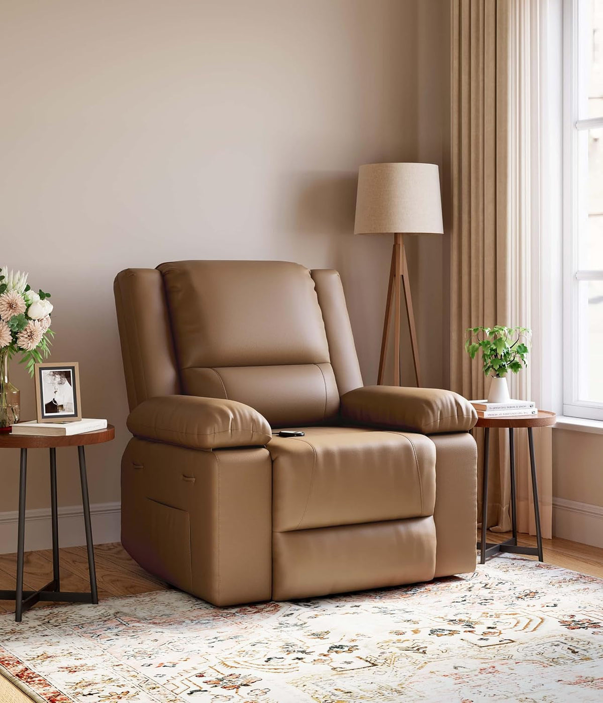 Oversized Power Lift Recliner Chair With Heat Massage