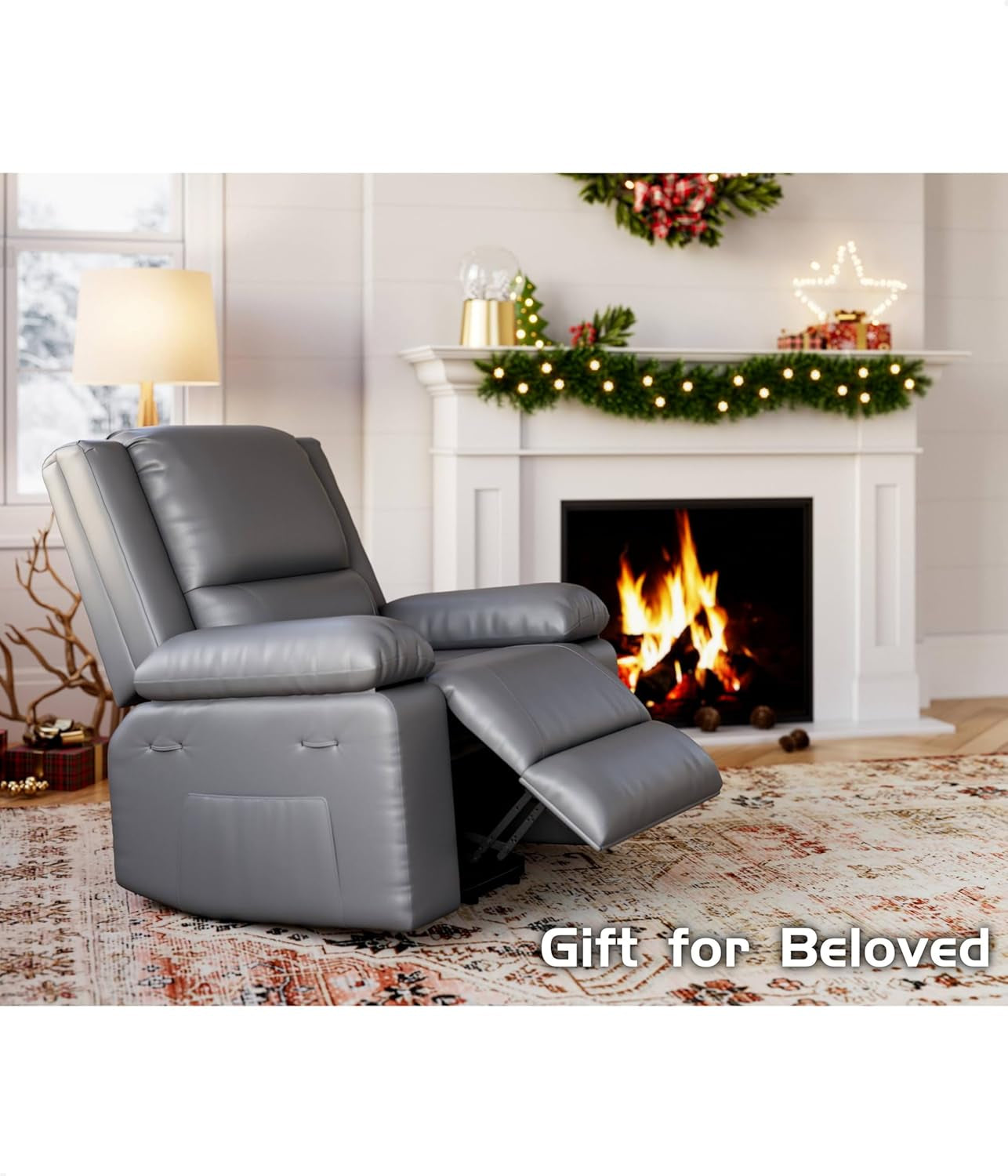 Oversized Power Lift Recliner Chair With Heat Massage