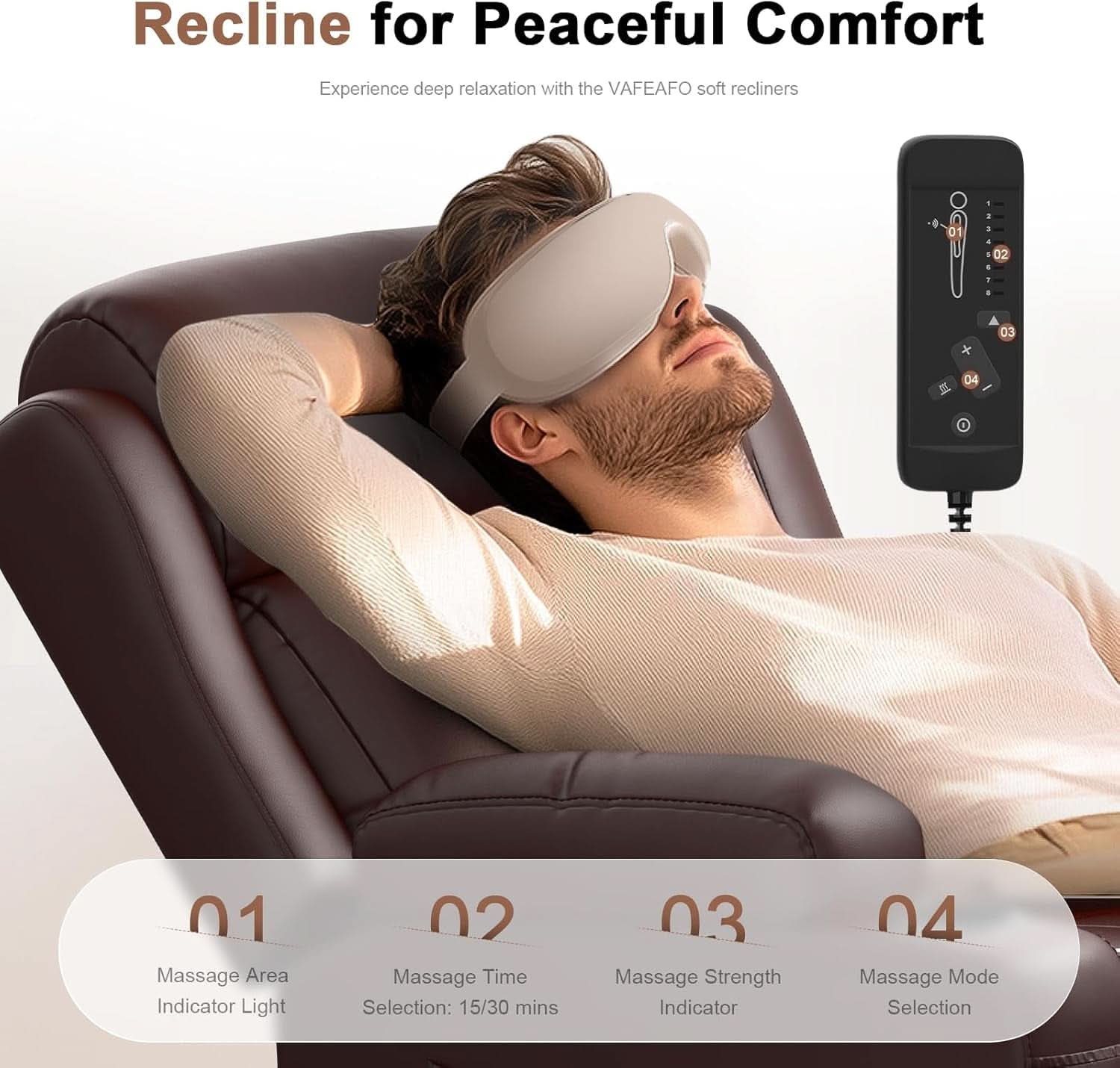 Oversized Recliner Loveseat with Cup Holders and Storage