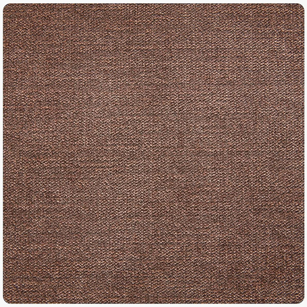 Oversized Swivel Rocker Recliner Chair With Heat Massage USB Port Brown Fabric