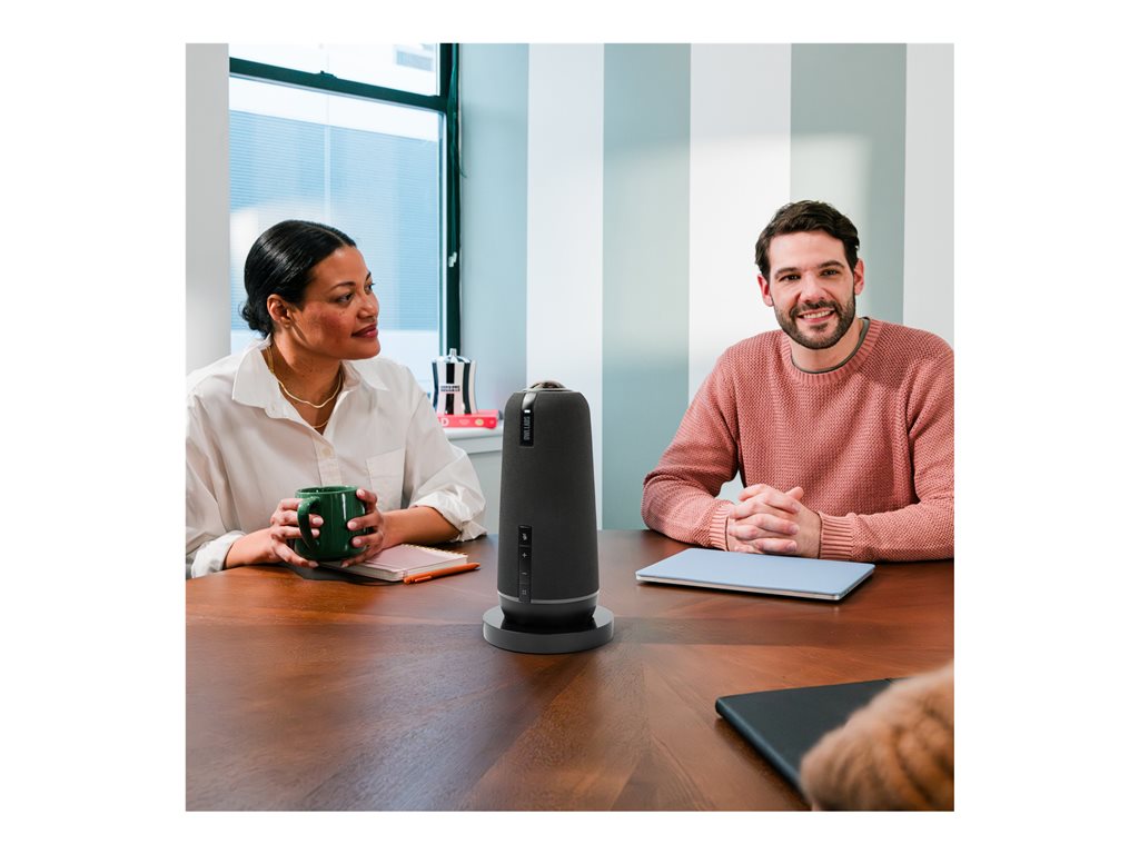 Owl Labs Meeting Owl 4+ - Premium Pack - video conferencing device - with Owl Care - with Owl 4+ Stand BND405-0001