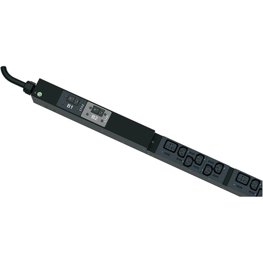 PDT P36F15M-BU2C Vertical, (30) C13, (6) C19, Monitored Outlet