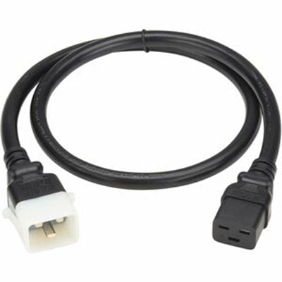 PDU Power Cords C19 to P-Lock C20 - 20A 250V 12 AWG 6 Pack