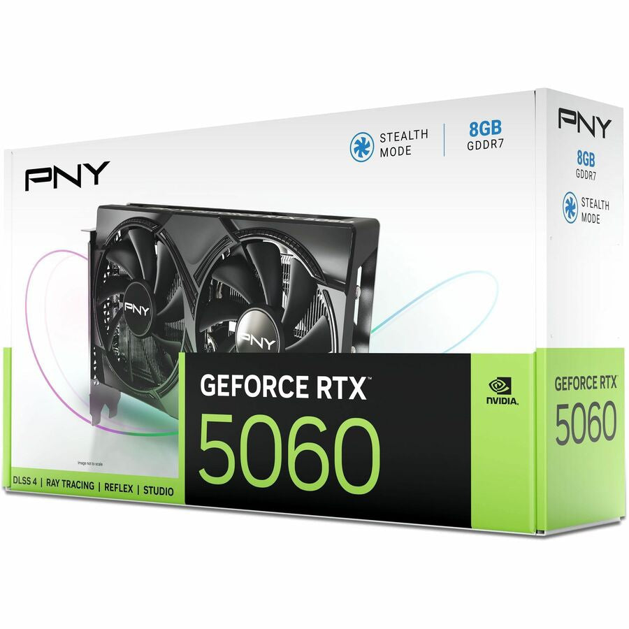 PNY GeForce RTX 5060 8GB Dual Fan GPU for High-Performance Gaming