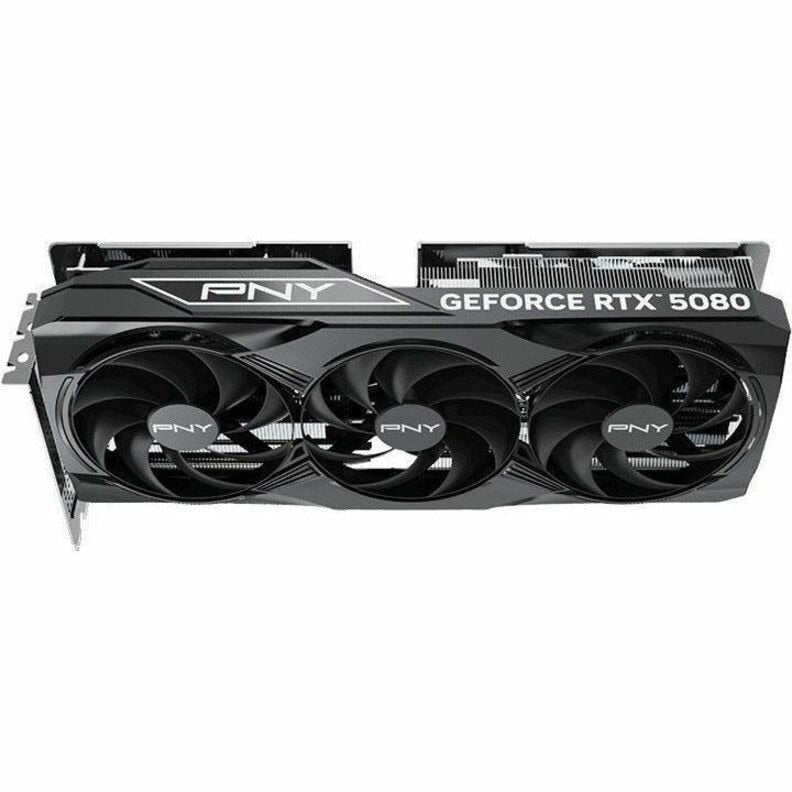PNY GeForce RTX 5080 16GB Overclocked Triple Fan GPU for Gamers