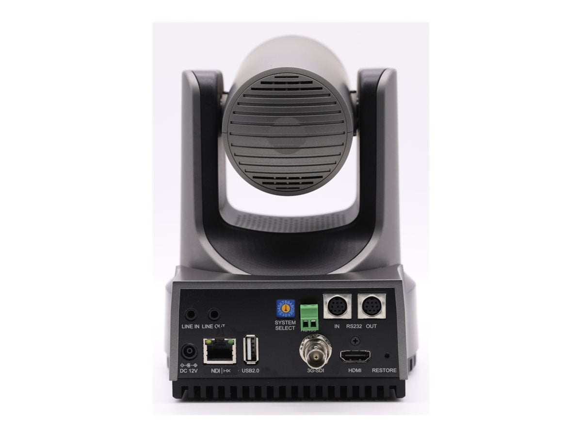 PTZOptics Move 4K - Network broadcast camera - PTZ - indoor - color - 8.42 MP - 3840 x 2160 - motorized - audio - HDMI, 3G-SDI, PT30X-4K-GY-G3-SS