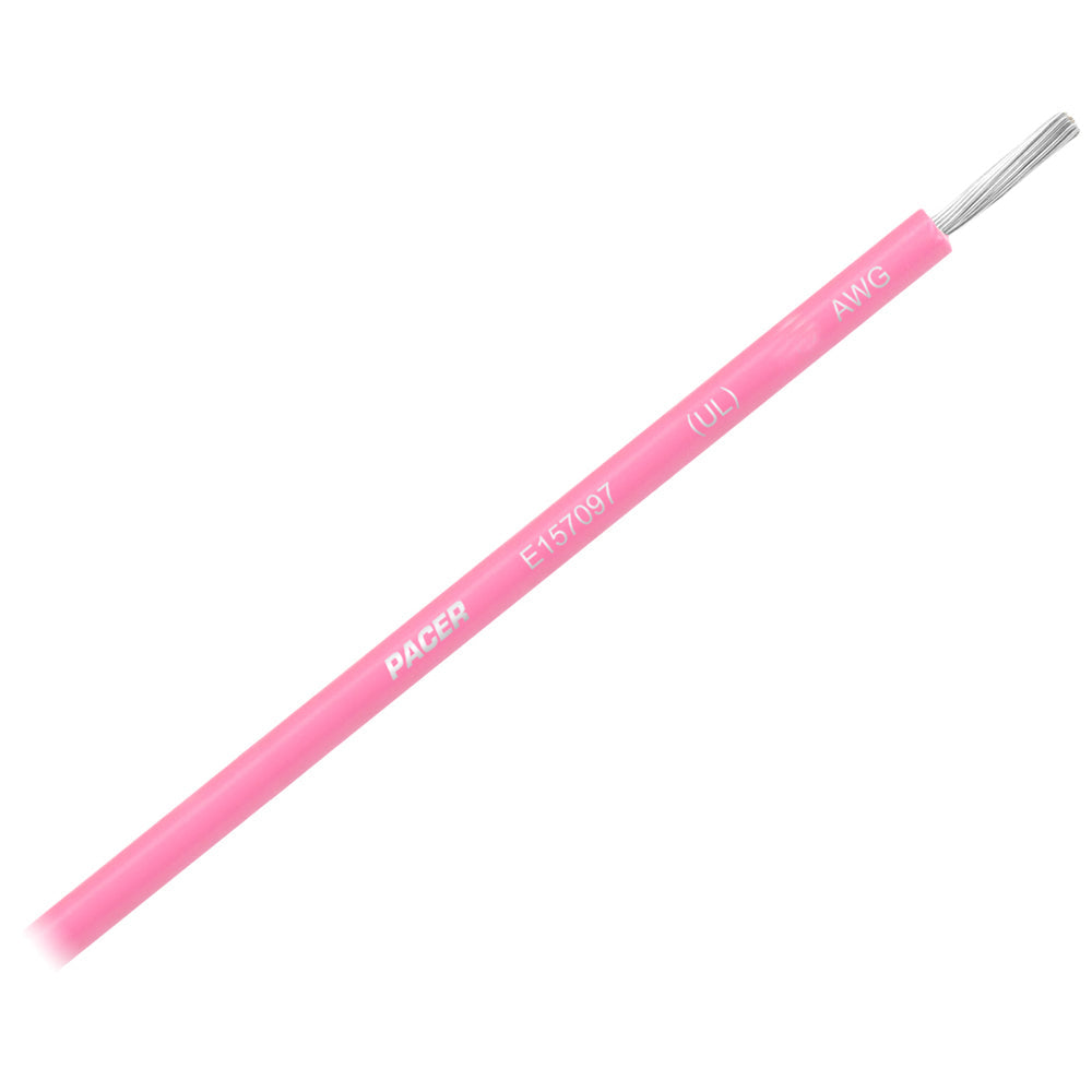 Pacer Pink 14 AWG Primary Wire - 18'