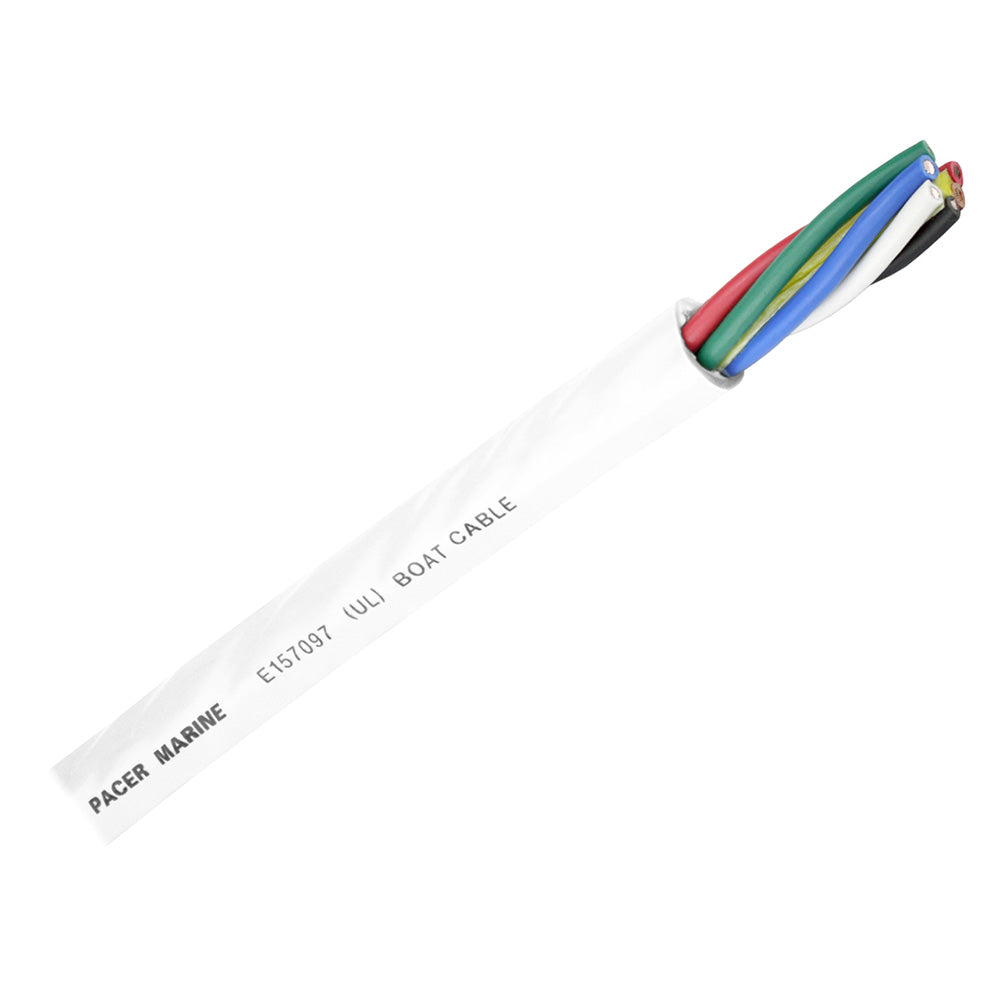Pacer Round 6 Conductor Cable - 100' - 14/6 AWG - Black, Brown, Red, Green, Blue &amp;