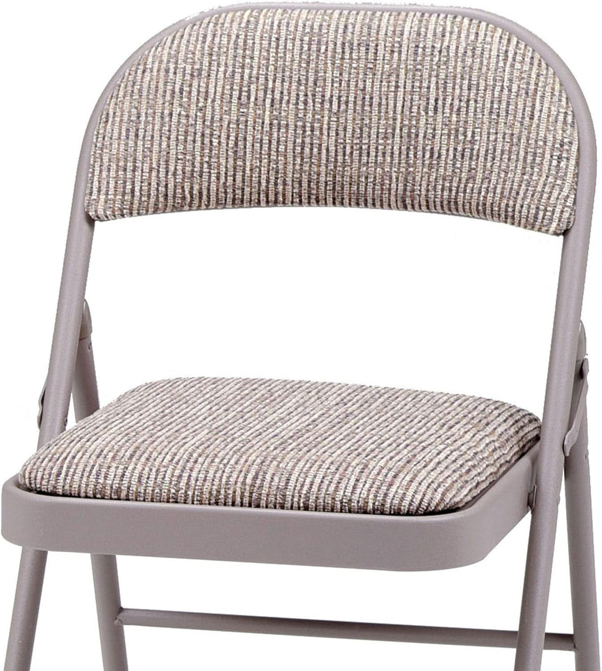 Padded Folding Chairs 4 Pack Fabric Chicory Lace Set
