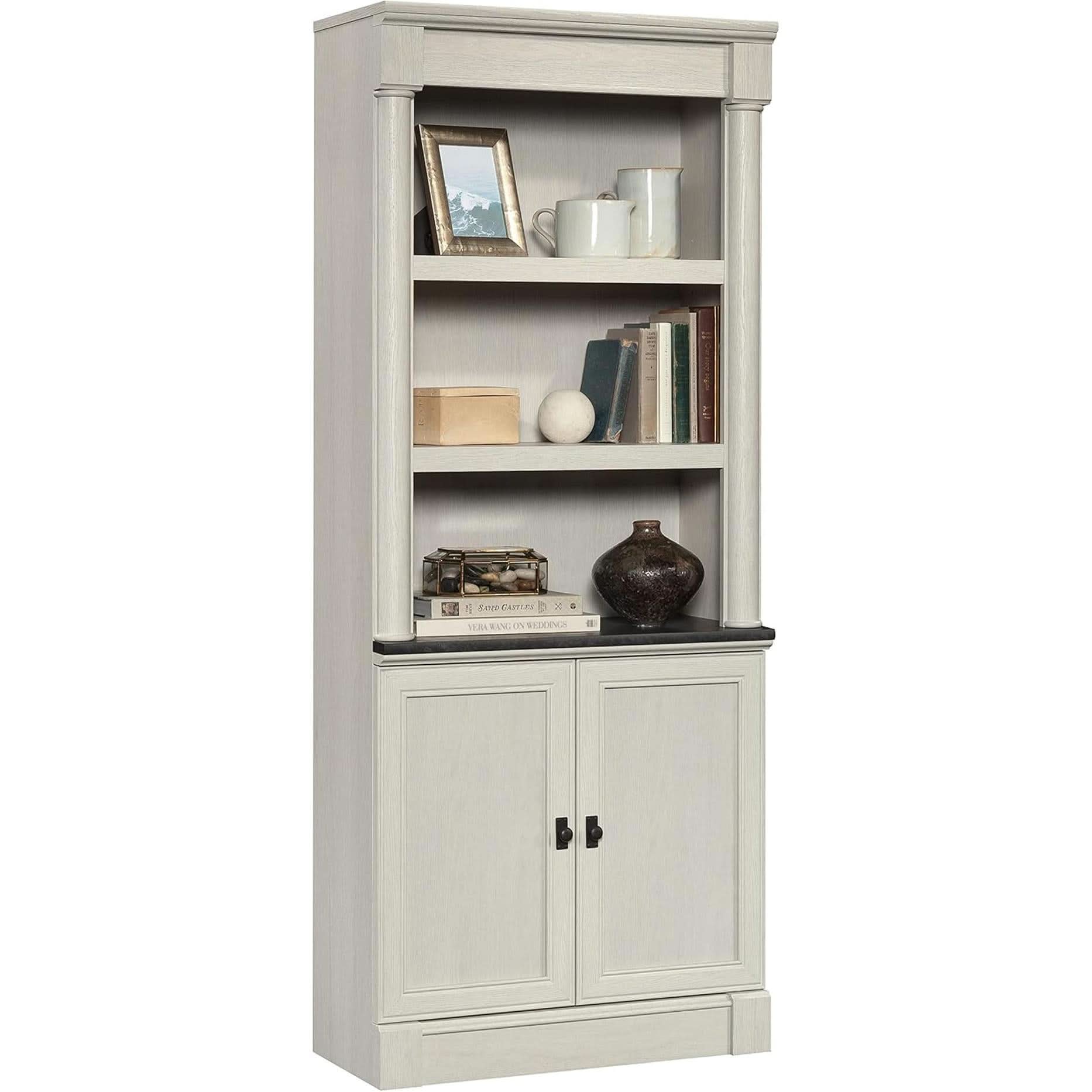 Palladia Glacier Oak Bookcase With Adjustable Shelves