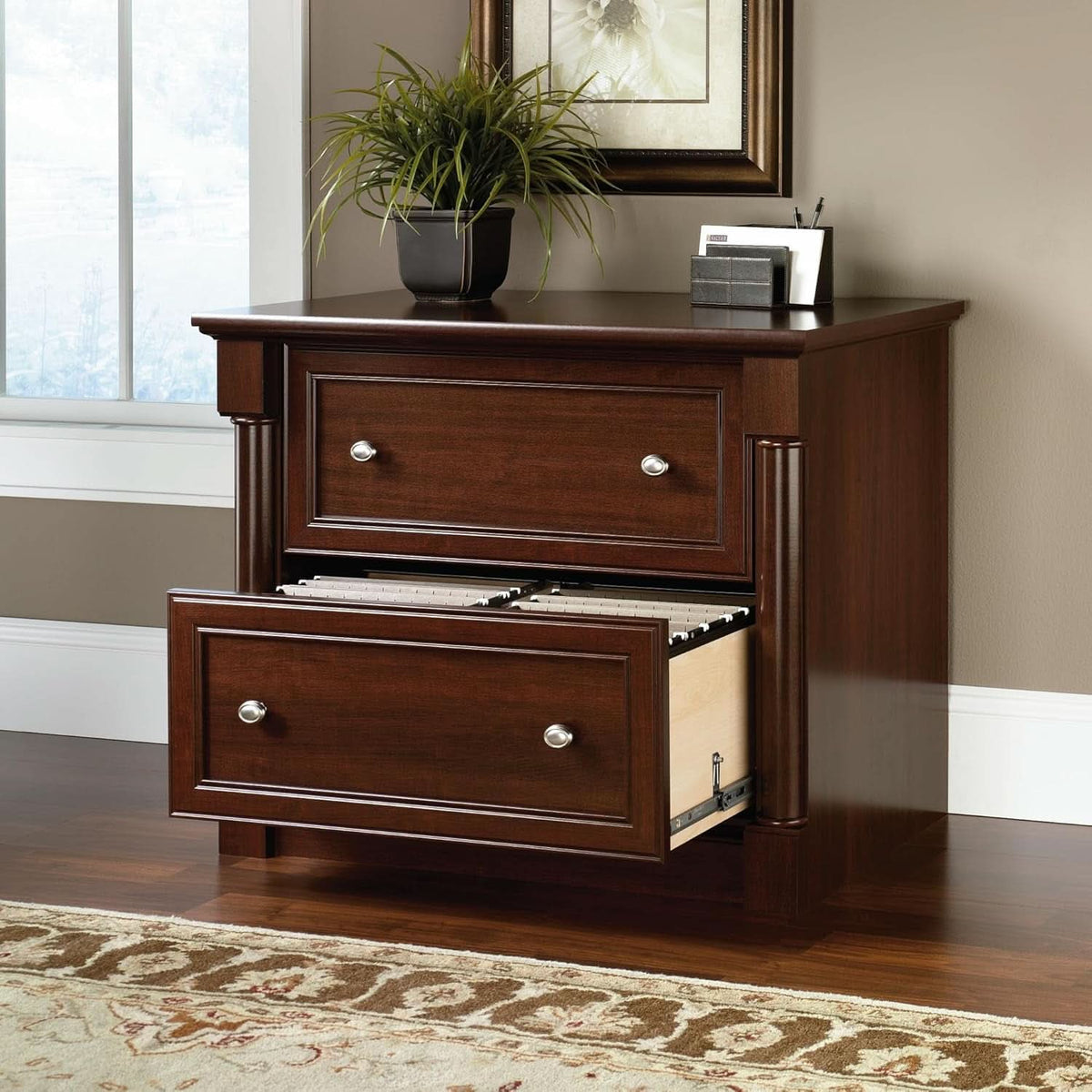 Palladia Lateral File Cabinet 36.81in L Select Cherry
