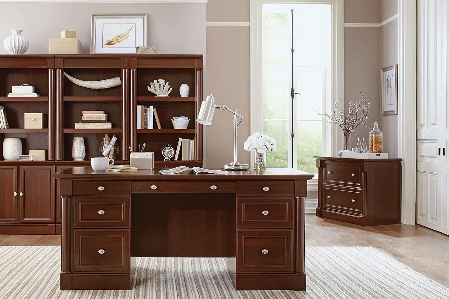 Palladia Lateral File Cabinet 36.81in L Select Cherry
