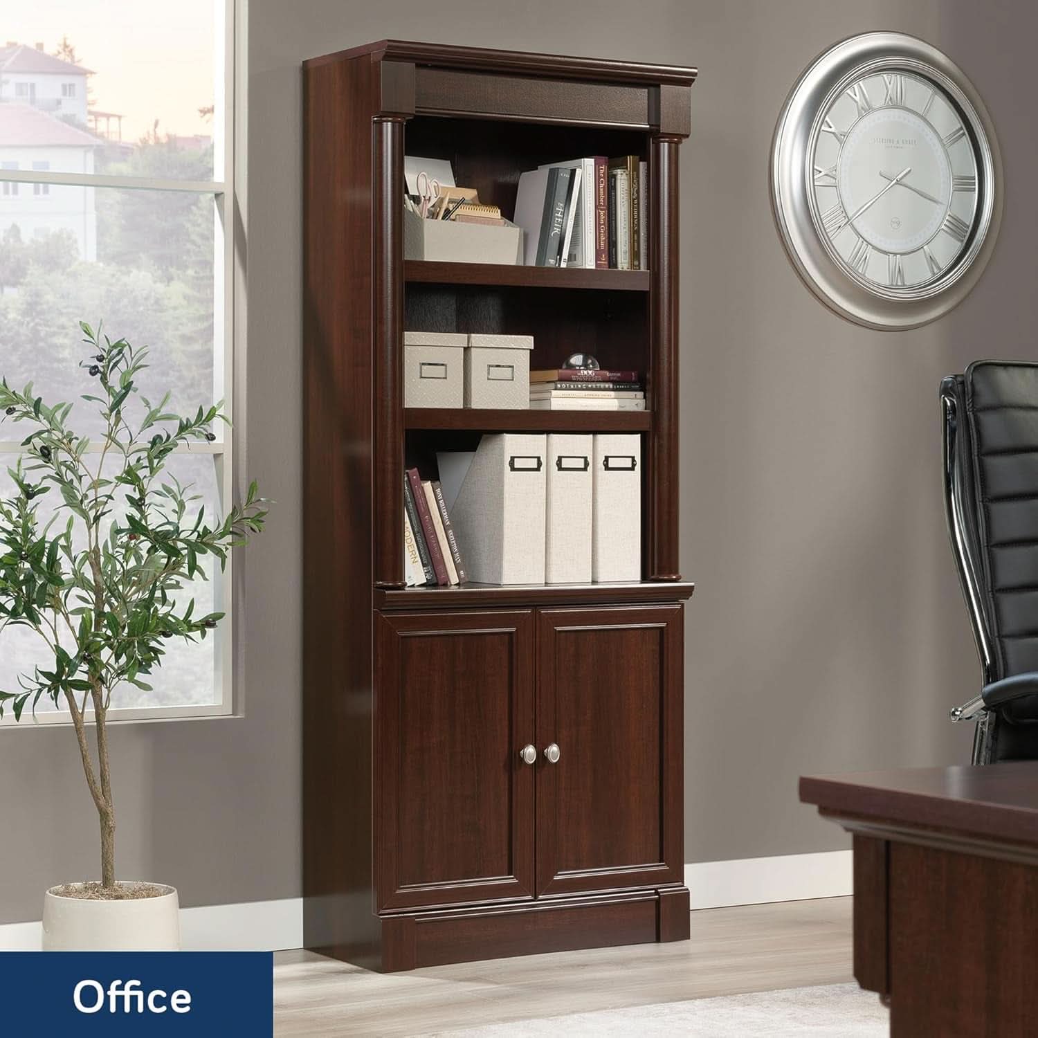 Palladia Select Cherry Bookshelf With Adjustable Shelves