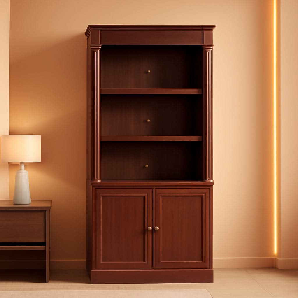 Palladia Select Cherry Bookshelf With Adjustable Shelves