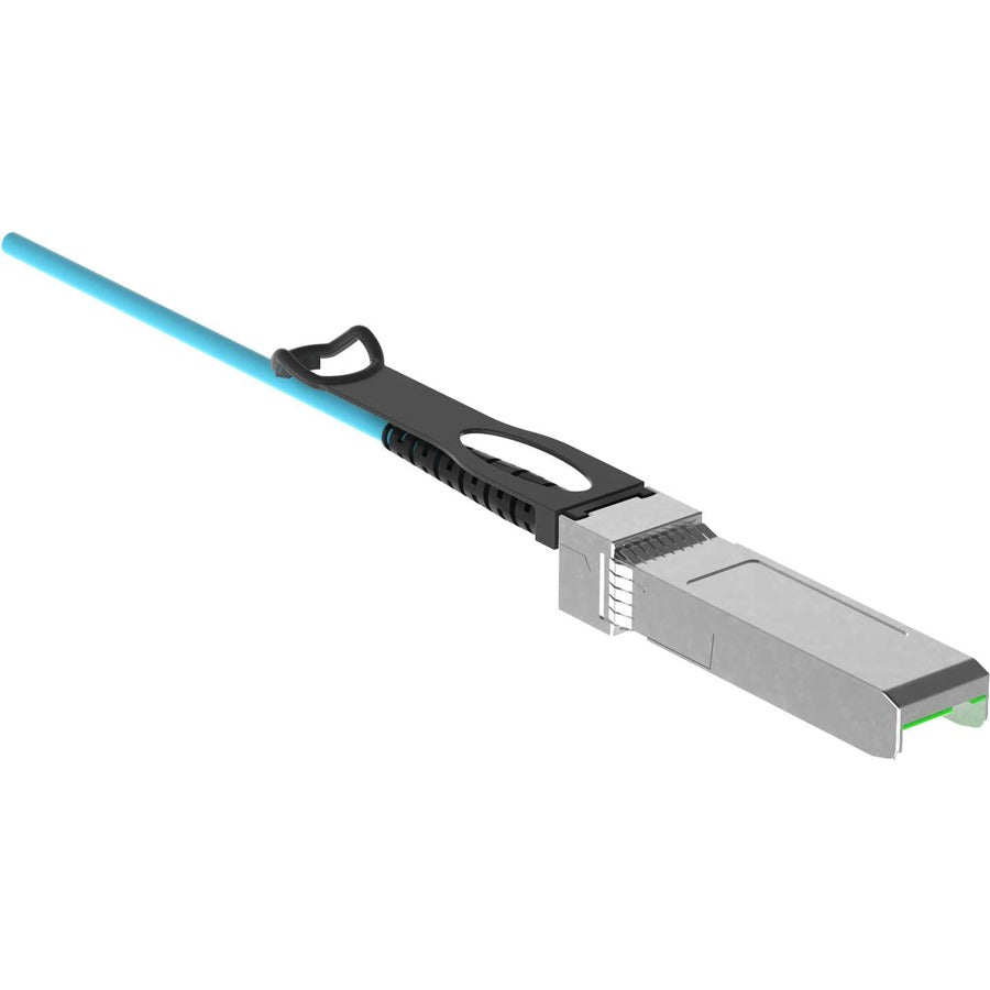 Panduit Active Optical Cable Assembly, SFP+ to SFP+, 10G, OM3, Aqua, 3 Meters AX23NSPSPAQM003