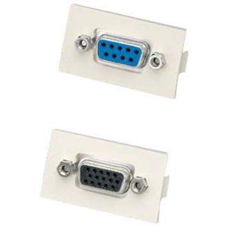 Panduit CMD9CWHY Mini-Com Faceplate Insert