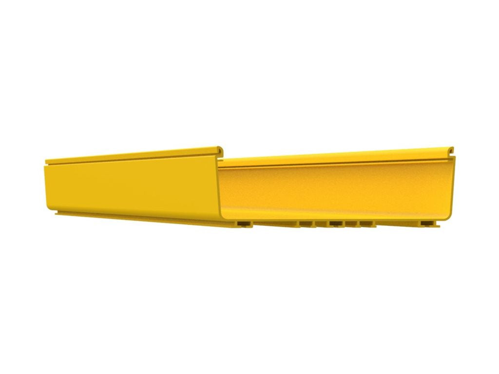Panduit FiberRunner - Cable raceway channel - 10 ft - yellow FR12X4YL10
