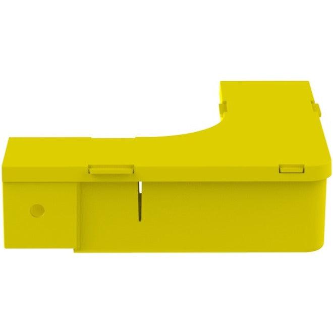Panduit FiberRunner Horizontal Right-Angle, 2x2, Yellow