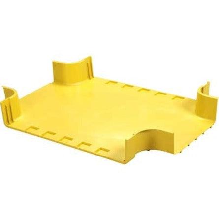 Panduit FiberRunner&reg; Four Way Cross FRFWC24X4W12LYL