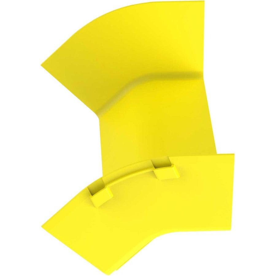 Panduit FiberRunner&reg; Outside Vertical 45 Degree Angle FROV4512X4LYL