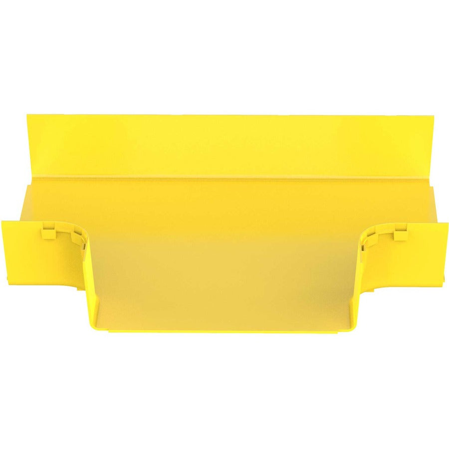 Panduit Fiberrunner&Reg; Horizontal Tee, 12X4, Yellow