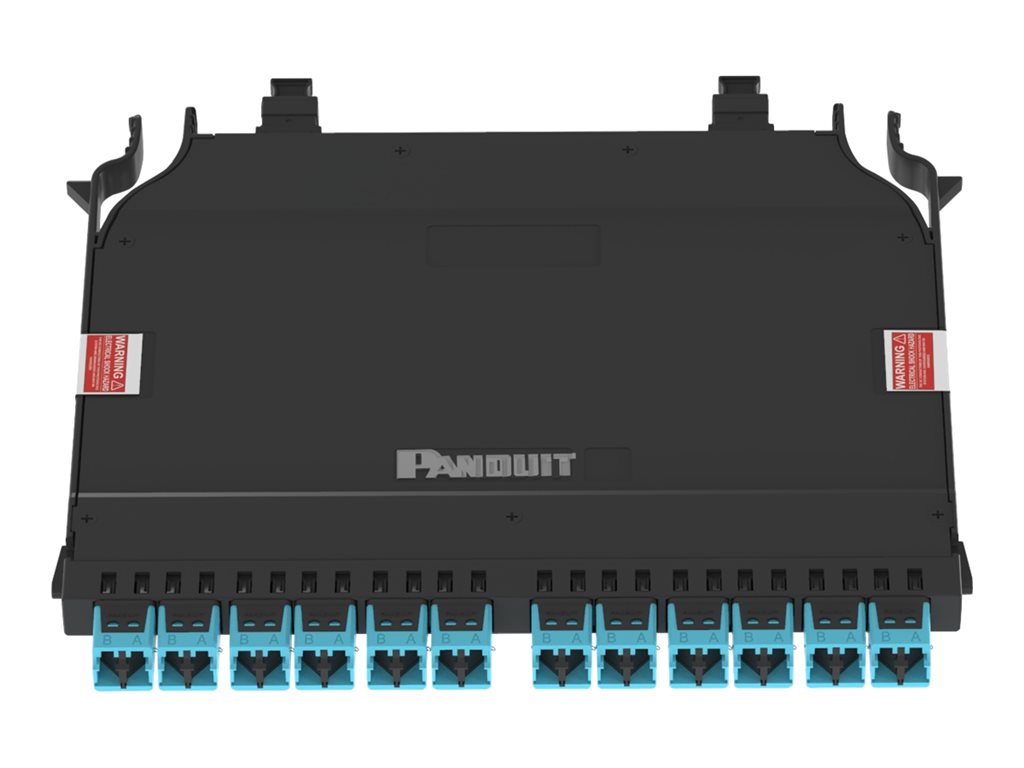 Panduit HD Flex - Fiber optic cassette - green - 12 ports FHC9N-24F-LAA