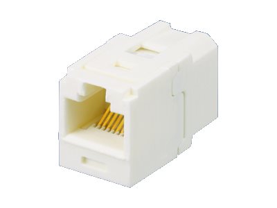 Panduit MINI-COM - Modular insert (coupling) - CAT 6 - UTP - yellow