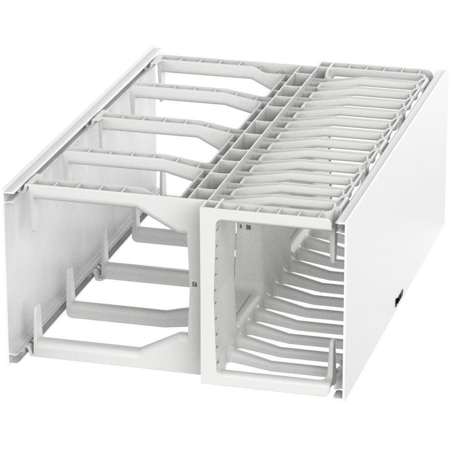 Panduit NetManager HC Horizontal Dual Sided Manager, 4RU, White