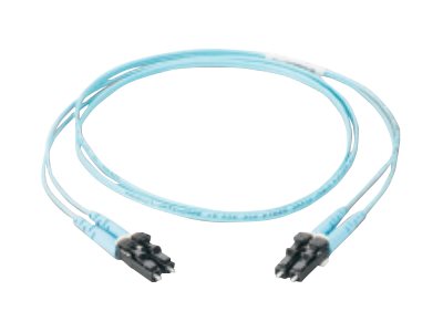 Panduit - Network cable - LC multi-mode (M) to LC multi-mode (M) - 1 m - 0.1 in - fiber optic - duplex - OM4+ - OFNP -