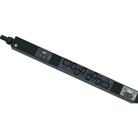 Panduit P24F03M-BU1C Vertical, (18) C13, (6) C19, Monitored Outlet